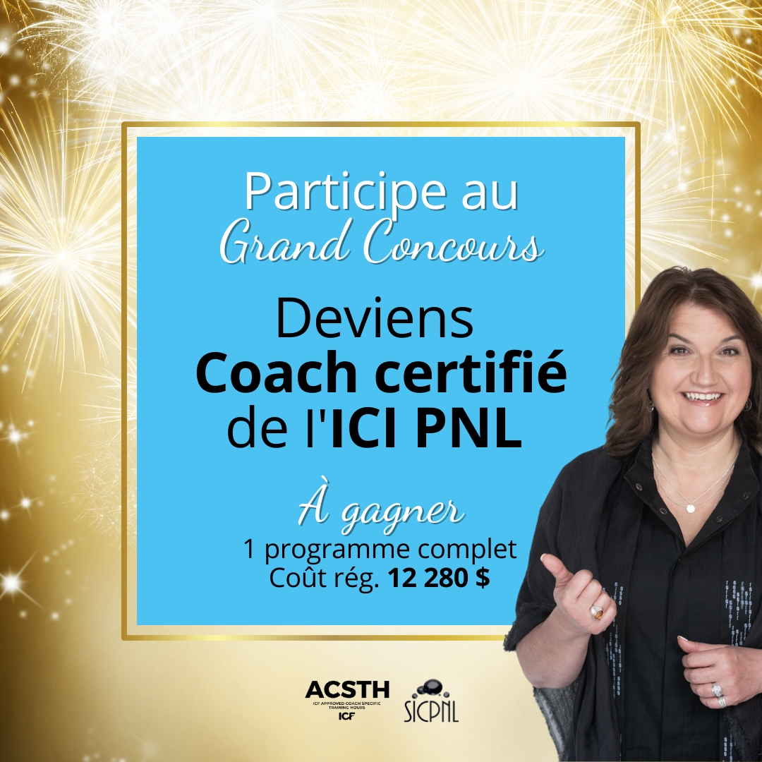 Carré site Web - Concours Deviens Coach certifié de l'ICI PNL - janv. 2022